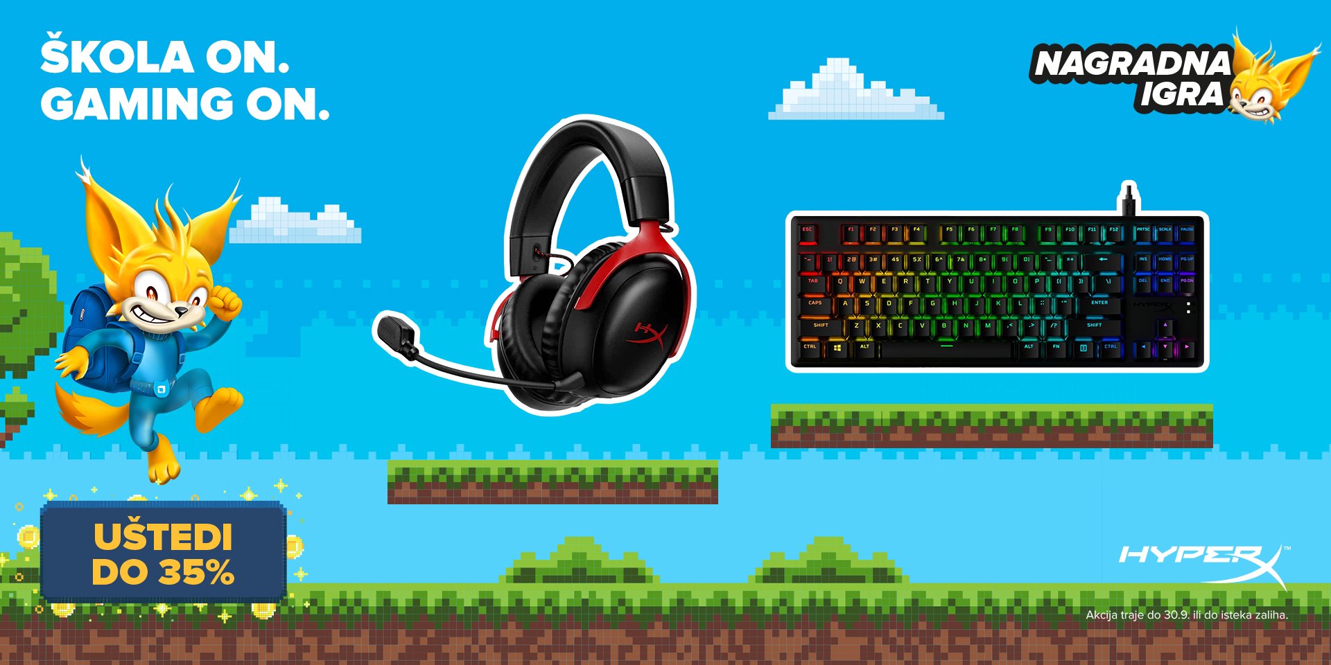 Istraži HyperX Back to School ponudu i ostvari sjajne popuste